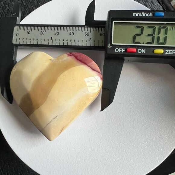 Mookaite Jasper Crystal Heart (#4) - Picture 8 of 10